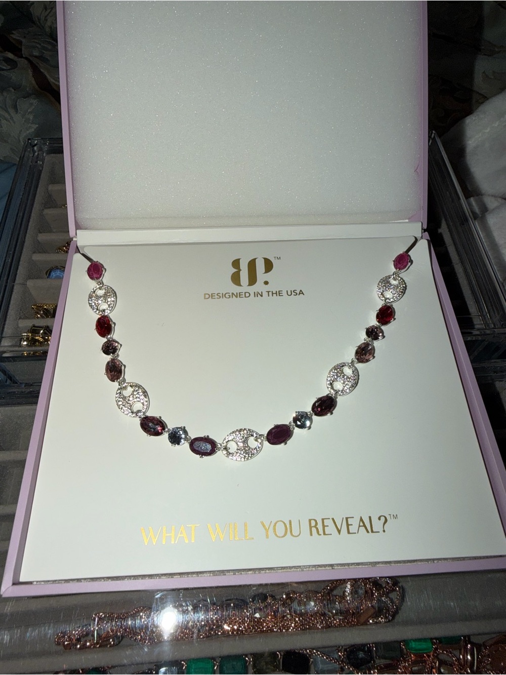 Jewel Candy: Moonlit Merlot on Silver